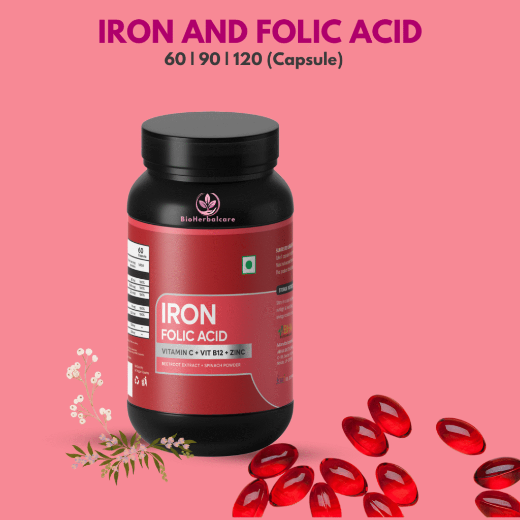 Iron and folic acid